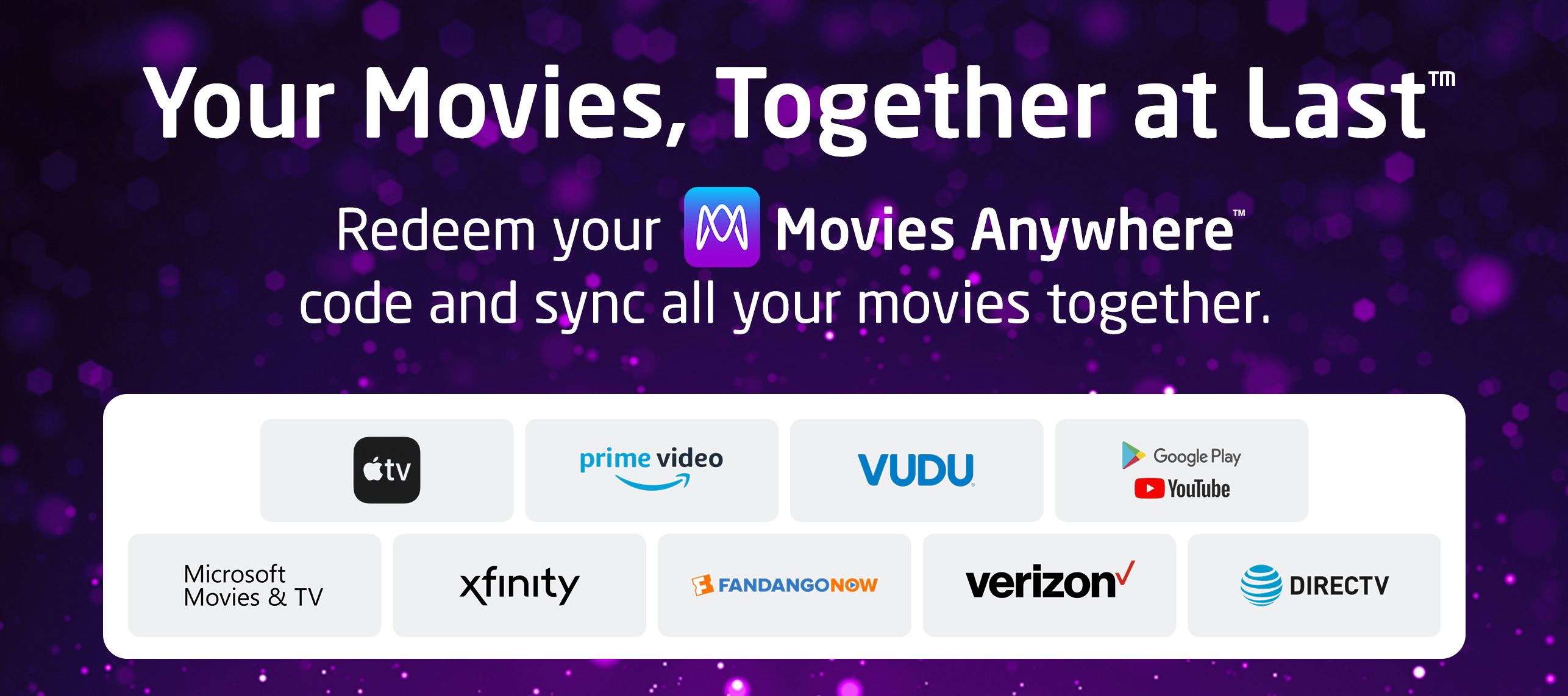 Movies Anywhere, Your Movies, Together at Last